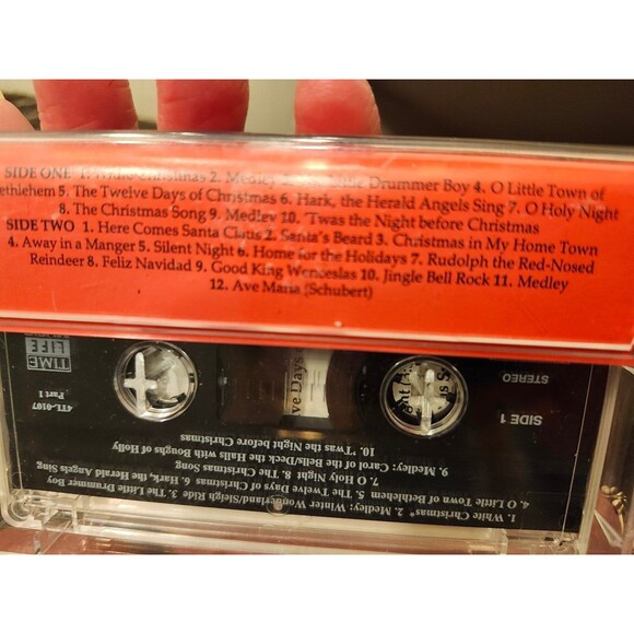 Time Life Treasury of Christmas Music Cassette 2 Tapes Sides 1-4 Tape Set 1986 - Picture 7 of 12